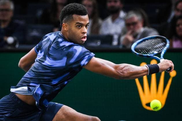 October 29, 2024, Paris, France, France: Giovanni MPETSHI PERRICARD of France during the second day of the Rolex Paris Masters 1000 tennis tournament at Accor Arena on October 29, 2024 in Paris, France. Paris France - ZUMAm308 20241029_zsp_m308_023 Copyright: xMatthieuxMirvillex