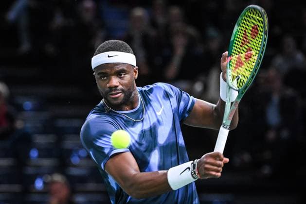 October 29, 2024, Paris, France, France: Frances TIAFOE of United States during the second day of the Rolex Paris Masters 1000 tennis tournament at Accor Arena on October 29, 2024 in Paris, France. Paris France - ZUMAm308 20241029_zsp_m308_025 Copyright: xMatthieuxMirvillex
