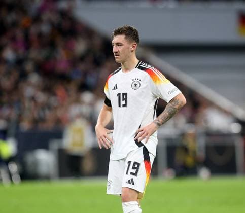 Angelo Stiller GER Germany Netherlands International soccer match 2024, Friendly match Munich, GER, 14 10 2024 ,