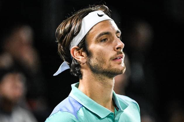 October 29, 2024, Paris, France, France: Lorenzo MUSETTI of Italy during the second day of the Rolex Paris Masters 1000 tennis tournament at Accor Arena on October 29, 2024 in Paris, France. Paris France - ZUMAm308 20241029_zsp_m308_031 Copyright: xMatthieuxMirvillex