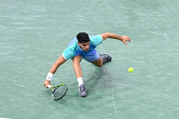 Carlos Alcaraz ( Espagne ) during the Rolex Paris Masters at Accor Hotel Arena on October 29, 2024 in Paris, France. (Photo by Federico Pestellini Panoramic ) TENNIS : Rolex Paris Masters - Paris - 29 10 2024 FedericoPestellini Panoramic 