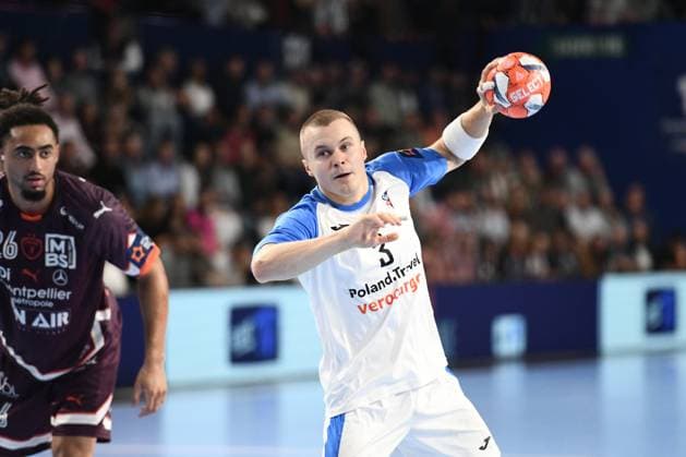 SZYSZKO Jakub (Gornik Zabrze) lors du match Montpellier HB vs. Gornik Zabrze pour la phase de groupes de l’EHF Ligue Europeenne au FDI Stadium, le 29 octobre 2024. HANDBALL : Montpellier HB vs. Gornik Zabrze - EHF Ligue Europeenne - 29 10 2024 ValentinaClaret Panoramic 