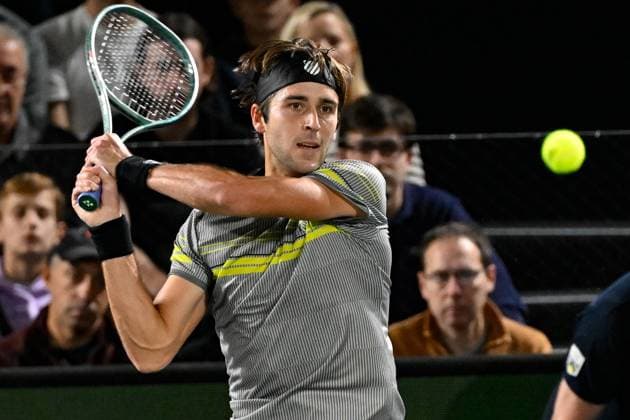 Tennis : Rolex Paris Masters 2024 - Tomas Martin Etcheverry - Argentine Tennis : Rolex Paris Masters 2024 - Paris - 30 10 2024 ChrysleneCaillaud Panoramic 