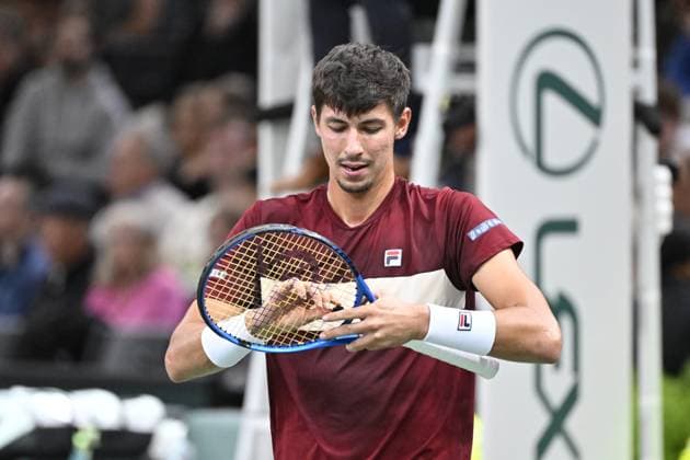 Tennis : Rolex Paris Masters 2024 - Alexei Popyrn - Australie Tennis : Rolex Paris Masters 2024 - Paris - 30 10 2024 ChrysleneCaillaud Panoramic 