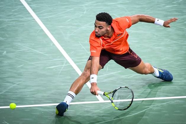 October 30, 2024, Paris, France, France: Arthur FILS of France during the third day of the Rolex Paris Masters 1000 tennis tournament at Accor Arena on October 30, 2024 in Paris, France. Paris France - ZUMAm308 20241030_zsp_m308_029 Copyright: xMatthieuxMirvillex