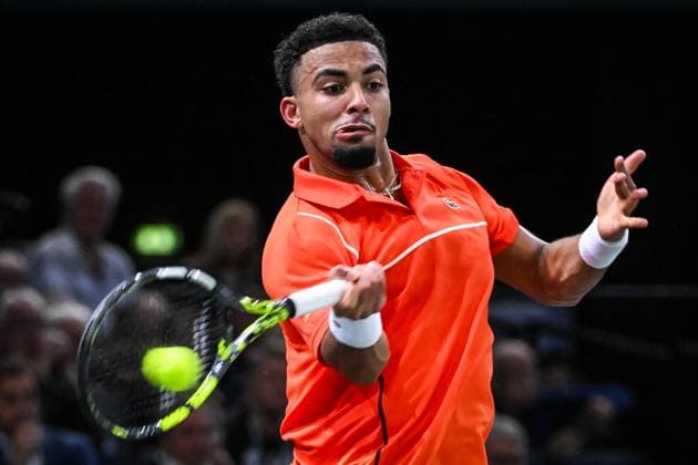 October 30, 2024, Paris, France, France: Arthur FILS of France during the third day of the Rolex Paris Masters 1000 tennis tournament at Accor Arena on October 30, 2024 in Paris, France. Paris France - ZUMAm308 20241030_zsp_m308_035 Copyright: xMatthieuxMirvillex