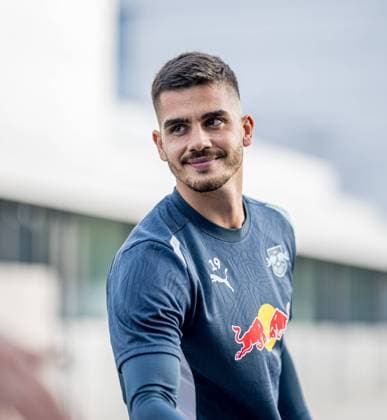 Leipzigs Andre Silva final training Champions League RB Leipzig on October 22, 2024 Red Bull Academy, Leipzig CL Training RB Leipzig