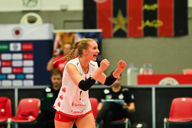 Patricia Nestler Dresdner SC, 1 Dresdner SC vs VfB Suhl Lotto Thueringen, 1 Volleyball Bundesliga Women, Season 2024 2025, 30 10 2024 Dresdner SC vs VfB Suhl Lotto Thueringen, 1 Volleyball Bundesliga Women, Season 2024 2025, 30 10 2024 Dresden Copyright: xEibner-Pressefoto PatrickxHoepnex EP_PHR