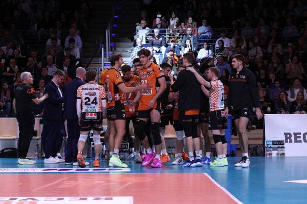 Team BRVolleys, BRVolleys vs VC Bitterfeld Wolfen , Bundesliga Main Round 7 Matchday, 2024 Berlin Berlin Land Copyright: xFootxBowl ThomasxSobotzkix