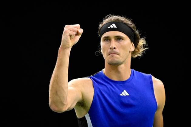 Tennis : Rolex Paris Masters 2024 - Alexander Zverev - Allemagne Tennis : Rolex Paris Masters 2024 - Paris - 30 10 2024 ChrysleneCaillaud Panoramic 