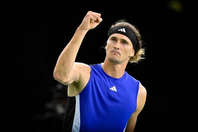 Tennis : Rolex Paris Masters 2024 - Alexander Zverev - Allemagne Tennis : Rolex Paris Masters 2024 - Paris - 30 10 2024 ChrysleneCaillaud Panoramic 