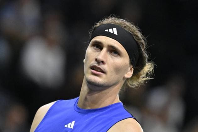Tennis : Rolex Paris Masters 2024 - Alexander Zverev - Allemagne Tennis : Rolex Paris Masters 2024 - Paris - 30 10 2024 ChrysleneCaillaud Panoramic 