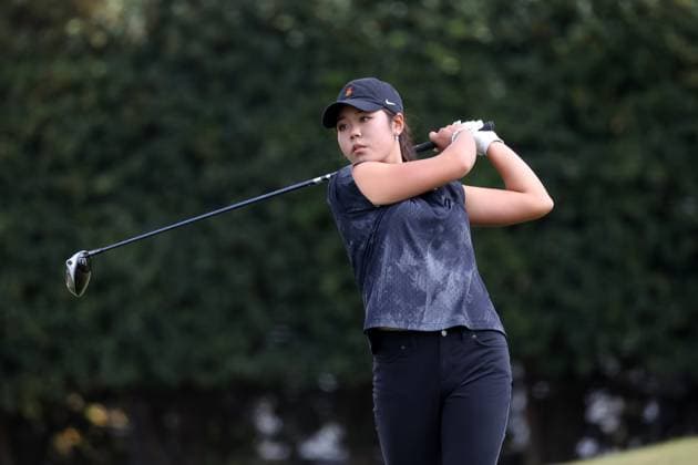 ATLANTA, GA - OCTOBER 30: Southern California Trojans Jasmine Koo during day two of the 2024 East Lake Cup on October 30, 2024 at East Lake Golf Club in Atlanta, Georgia. (Photo by Michael Wade Icon Sportswire) GOLF: OCT 30 East Lake Cup EDITORIAL USE ONLY Icon24103024