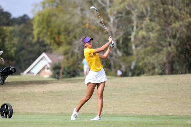ATLANTA, GA - OCTOBER 30: LSU Tigers Rocio Tejedo during day two of the 2024 East Lake Cup on October 30, 2024 at East Lake Golf Club in Atlanta, Georgia. (Photo by Michael Wade Icon Sportswire) GOLF: OCT 30 East Lake Cup EDITORIAL USE ONLY Icon24103033
