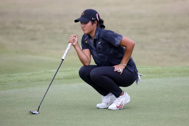ATLANTA, GA - OCTOBER 30: Southern California Trojans Kylie Chong during day two of the 2024 East Lake Cup on October 30, 2024 at East Lake Golf Club in Atlanta, Georgia. (Photo by Michael Wade Icon Sportswire) GOLF: OCT 30 East Lake Cup EDITORIAL USE ONLY Icon24103041