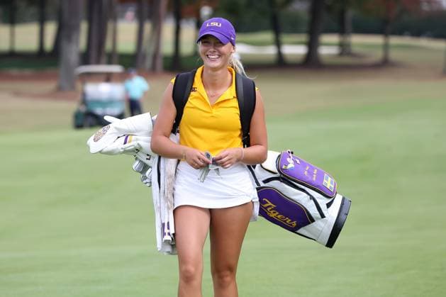 ATLANTA, GA - OCTOBER 30: LSU Tigers Josefin Widal during day two of the 2024 East Lake Cup on October 30, 2024 at East Lake Golf Club in Atlanta, Georgia. (Photo by Michael Wade Icon Sportswire) GOLF: OCT 30 East Lake Cup EDITORIAL USE ONLY Icon24103044