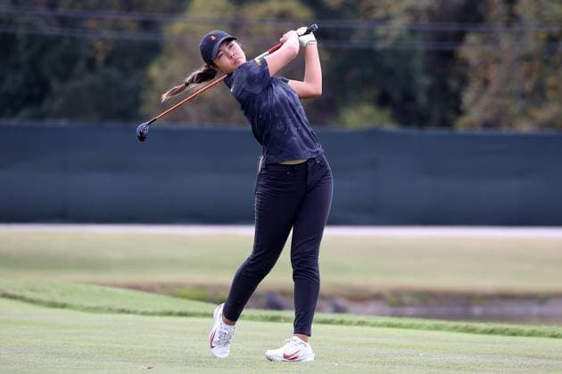 ATLANTA, GA - OCTOBER 30: Southern California Trojans Kylie Chong during day two of the 2024 East Lake Cup on October 30, 2024 at East Lake Golf Club in Atlanta, Georgia. (Photo by Michael Wade Icon Sportswire) GOLF: OCT 30 East Lake Cup EDITORIAL USE ONLY Icon24103045