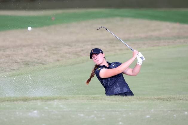 ATLANTA, GA - OCTOBER 30: Southern California Trojans Bailey Shoemaker during day two of the 2024 East Lake Cup on October 30, 2024 at East Lake Golf Club in Atlanta, Georgia. (Photo by Michael Wade Icon Sportswire) GOLF: OCT 30 East Lake Cup EDITORIAL USE ONLY Icon24103048