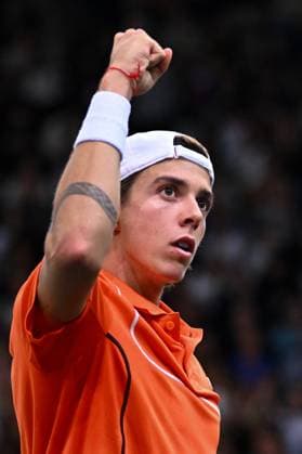 Rolex Paris Masters - 2nd Round Arthur Cazaux (FRA) during his second round at the 2024 Rolex Paris Masters at the Accor Arena in Paris, France, on October 30, 2024. Photo by Corinne Dubreuil ABACAPRESS.COM Paris France  Copyright: xDubreuilxCorinne ABACAx
