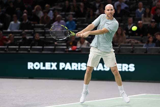 ROLEX PARIS MASTERS TENNIS 2024 Thierry Larret Maxppp. Tennis. Rolex Paris Masters. Accorhotels Arena, Paris (75), Le 31 Octobre 2024. Jordan THOMPSON (AUS) vs Adrian MANNARINO (FRA); Paris (75) ACCORHOTELS ARENA ILE DE FRANCE FRANCE  Copyright: xMAXPPPxThierryxLarretx TL_20241031_9018 0777248393st
