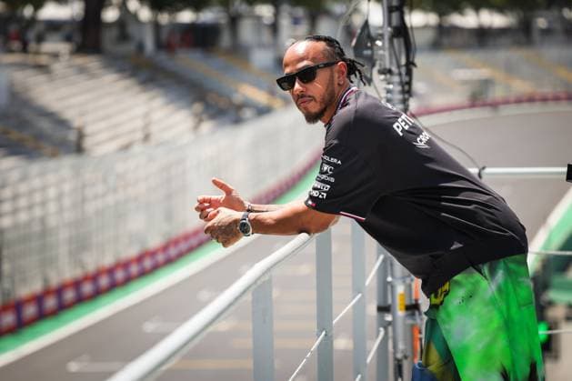 HAMILTON Lewis (gbr), Mercedes AMG F1 Team W15, portrait during the Formula 1 Grande Premio de Sao Paulo 2024, 21th round of the 2024 Formula One World Championship, WM, Weltmeisterschaft from November 1 to 3, 2024 on the Interlagos Circuit, in Sao Paulo, Brazil - F1 - SAO PAULO GRAND PRIX 2024 DPPI Panoramic  241031_R21_BRASILE_DP_AV6_6641