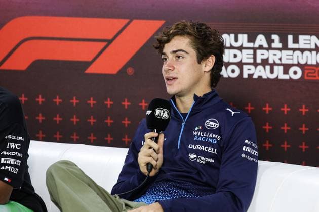 COLAPINTO Franco (arg), Williams Racing FW46, portrait press conference, PK, Pressekonferenz during the Formula 1 Grande Premio de Sao Paulo 2024, 21th round of the 2024 Formula One World Championship, WM, Weltmeisterschaft from November 1 to 3, 2024 on the Interlagos Circuit, in Sao Paulo, Brazil - F1 - SAO PAULO GRAND PRIX 2024 DPPI Panoramic 241031_R21_BRASILE_DP_XB3_1377