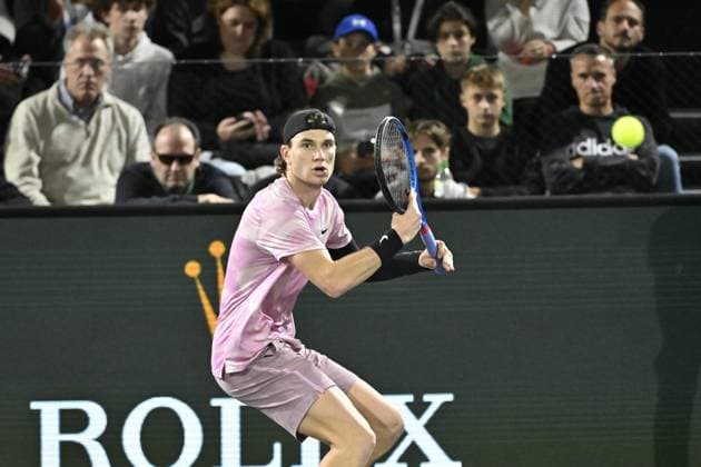 Tennis : Rolex Paris Masters 2024 - Jack Draper - Angleterre Tennis : Rolex Paris Masters 2024 - Paris - 30 10 2024 ChrysleneCaillaud Panoramic 