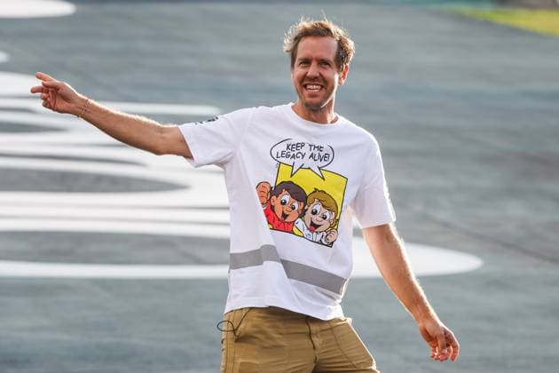 Sport Bilder des Tages VETTEL Sebastian, portrait during the Formula 1 Grande Premio de Sao Paulo 2024, 21th round of the 2024 Formula One World Championship, WM, Weltmeisterschaft from November 1 to 3, 2024 on the Interlagos Circuit, in Sao Paulo, Brazil - F1 - SAO PAULO GRAND PRIX 2024 DPPI Panoramic  241031_R21_BRASILE_DP_AV3_5283
