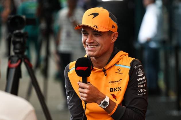 NORRIS Lando (gbr), McLaren F1 Team MCL38, portrait during the Formula 1 Grande Premio de Sao Paulo 2024, 21th round of the 2024 Formula One World Championship, WM, Weltmeisterschaft from November 1 to 3, 2024 on the Interlagos Circuit, in Sao Paulo, Brazil - F1 - SAO PAULO GRAND PRIX 2024 DPPI Panoramic  241031_R21_BRASILE_DP_XB3_9456