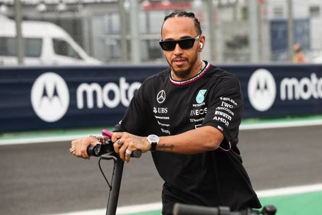 HAMILTON Lewis (gbr), Mercedes AMG F1 Team W15, portrait during the Formula 1 Grande Premio de Sao Paulo 2024, 21th round of the 2024 Formula One World Championship, WM, Weltmeisterschaft from November 1 to 3, 2024 on the Interlagos Circuit, in Sao Paulo, Brazil - F1 - SAO PAULO GRAND PRIX 2024 DPPI Panoramic  241031_R21_BRASILE_DP_XB3_0020