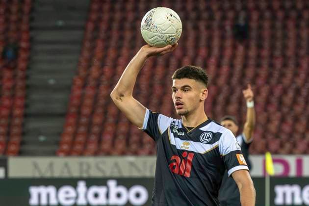 Albian Hajdari, FCL, Grasshopper Club Zürich FC Lugano, Super League, Football, 31 10 2024