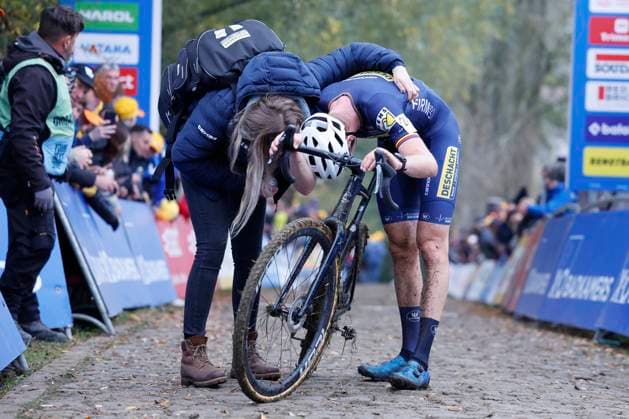 X2O Badkamers Trofee cyclocross - Koppenbergcross 2024 OUDENAARDE, BELGIUM - NOVEMBER 01 : Aerts Toon (BEL) of Deschacht - Hens - Maes during the Koppenbergcross, the first leg of the men elite X2O Badkamers Trofee cyclocross series 2024-2025 in Oudenaarde, Belgium, 01 11 2024 Oudenaarde Belgium  Copyright: xJanxDexMeuleneirx