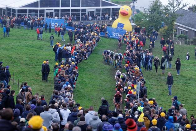 X2O Badkamers Trofee cyclocross - Koppenbergcross 2024 OUDENAARDE, BELGIUM - NOVEMBER 01 : Illustration picture during the Koppenbergcross, the first leg of the X2O Badkamers Trofee cyclocross series 2024-2025 in Oudenaarde, Belgium, 01 11 2024 Oudenaarde Belgium  Copyright: xJanxDexMeuleneirx