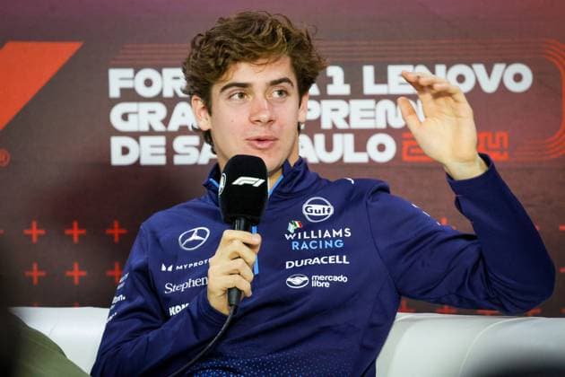 Franco Colapinto (ARG) - Williams Racing - Williams FW46 - Mercedes during the Thursday press conference, PK, Pressekonferenz of Formula 1 Lenovo Grande Premio de Sao Paulo 2024, scheduled to take place at Interlagos Circuit, San Paolo, Brasil, BRA Nov 1st-3rd, 2024  Copyright: xAlessioxDexMarco IPAxSportx xipax xx IPA_51166796 IPA_Agency_IPA51166796