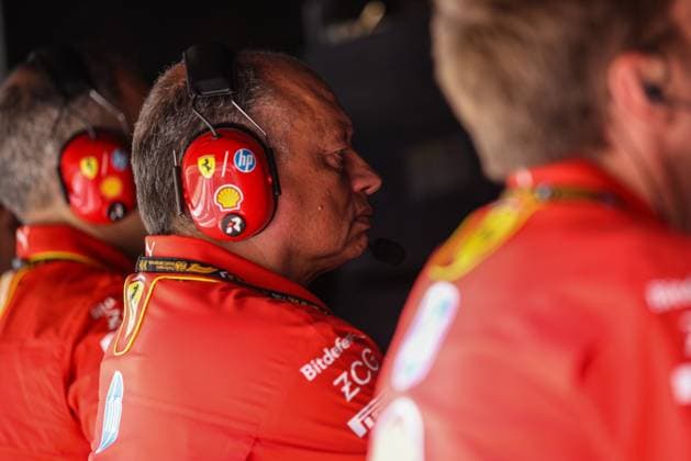 VASSEUR Frédéric (fra), Team Principal & General Manager of the Scuderia Ferrari, portrait during the Formula 1 Grande Premio de Sao Paulo 2024, 21th round of the 2024 Formula One World Championship, WM, Weltmeisterschaft from November 1 to 3, 2024 on the Interlagos Circuit, in Sao Paulo, Brazil - F1 - SAO PAULO GRAND PRIX 2024 DPPI Panoramic  241101_R21_BRASILE_DP_XB5_9966
