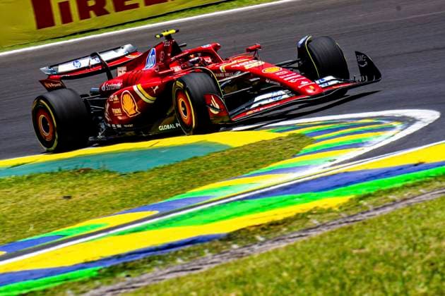 Sao Paulo Formula 1 GP training Sao paulo (sp) 11 01 2024 formula1 gp interlagos sp - first day of training at the sao paulo f1 gp that took place this friday (01) at the interlagos racetrack, in the south of the capital of sao paulo, the first day of training for the lenovo formula 1 grand prix of sao paulo 2024. In the photo, ferrari 16 driven by charles leclerc. (Foto: Julio D Paula Thenews2 imago images) SPO  Copyright: xJulioxD Paulax