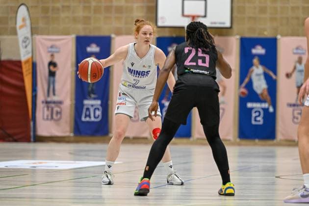 1 Womens Basketball Bundesliga Orthomol WINGS Leverkusen vs Saarlouis Royals, 01 11 2024 Lea Wolff Orthomol WINGS Leverkusen 7 , 1 Womens Basketball Bundesliga Orthomol WINGS Leverkusen vs Saarlouis Royals on 01 11 2024 at the Sporthalle Werner Heisenberg Gymnasium in Opladen Nordrhein Westfalen Copyright: xBEAUTIFULxSPORTS Mueller-Laschetx