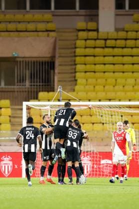 AS Monaco v Angers SCO - Ligue 1 MCDonald s 2024 2025 10 Himad ABDELLI (sco) during the Ligue 1 MCDonald s match between Monaco and Angers at Stade Louis II on November 1, 2024 in Monaco, Monaco. Monaco Monaco  Copyright: xFEPx 776232185
