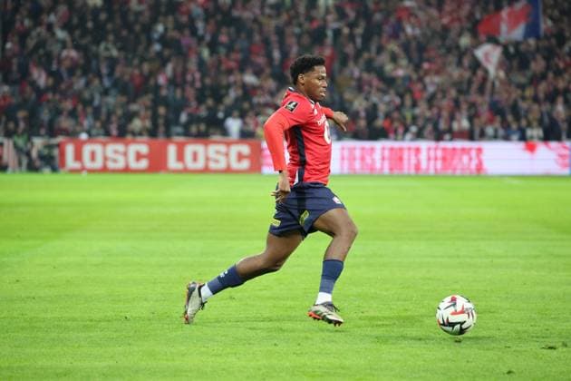 Jonathan DAVID (LOSC Lille) lors du match LOSC Lille vs Olympique Lyonnais, Ligue 1, Decathlon Arena stade Pierre Mauroy, le 1 novembre 2024 FOOTBALL : LOSC Lille vs Olympique Lyonnais - Ligue 1 - 01 11 2024 LaurentSanson Panoramic