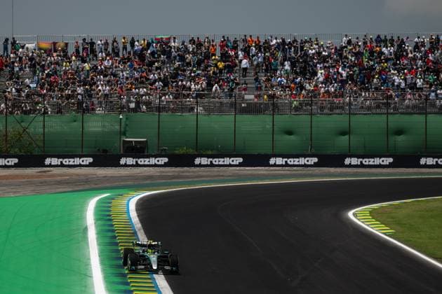 FORMULA 1 LENOVO GRANDE PREMIO DE SAO PAULO 2024 01 11 2024, Autodromo Jose Carlos Pace, Interlagos, FORMULA 1 LENOVO GRANDE PREMIO DE SAO PAULO 2024 , pictured Lewis Hamilton GBR , Mercedes AMG Petronas Formula One Team nordphotoxGmbHx xBratic nph00250