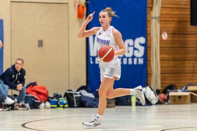 Game setup Nicole Scales Wings Leverkusen,No 03 DEU, Leverkusen, 01 11 2024 Basketball, Toyota 1 Womens Basketball Bundesliga, Season 2024 2025, 6 Matchday, Wings Leverkusen Saarlouis Royals Werner Heisenberg Halle NRW Germany