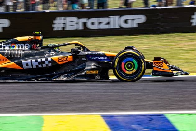 MOTORI - Formula 1 - Formula 1 Lenovo Grande Premio de Sao Paulo 2024 - Practice and Sprint Qualifying Lando Norris (GBR) - McLaren Formula 1 Team - McLaren MCL38 - Mercedes during the Formula 1 Lenovo Grande Premio de Sao Paulo 2024, scheduled to take place at Interlagos Circuit, San Paolo, Brasil, BRA Nov 1st-3rd, 2024 Sao Paulo Brazil  Copyright: xIPAxSport ABACAx