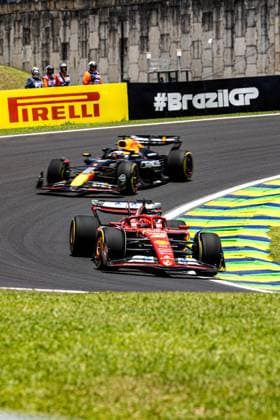 MOTORI - Formula 1 - Formula 1 Lenovo Grande Premio de Sao Paulo 2024 - Practice and Sprint Qualifying Charles Leclerc (MON) - Scuderia Ferrari - Ferrari SF-24 - Ferrari during the Formula 1 Lenovo Grande Premio de Sao Paulo 2024, scheduled to take place at Interlagos Circuit, San Paolo, Brasil, BRA Nov 1st-3rd, 2024 Sao Paulo Brazil  Copyright: xIPAxSport ABACAx