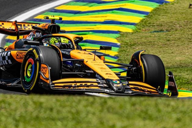 MOTORI - Formula 1 - Formula 1 Lenovo Grande Premio de Sao Paulo 2024 - Practice and Sprint Qualifying Lando Norris (GBR) - McLaren Formula 1 Team - McLaren MCL38 - Mercedes during the Formula 1 Lenovo Grande Premio de Sao Paulo 2024, scheduled to take place at Interlagos Circuit, San Paolo, Brasil, BRA Nov 1st-3rd, 2024 Sao Paulo Brazil  Copyright: xIPAxSport ABACAx