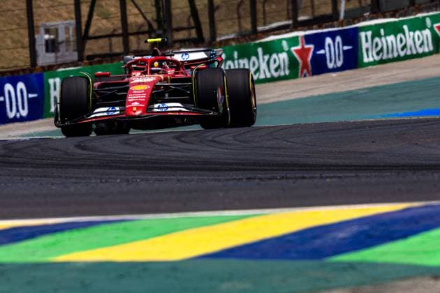 MOTORI - Formula 1 - Formula 1 Lenovo Grande Premio de Sao Paulo 2024 - Practice and Sprint Qualifying Carlos Sainz Jr. (ESP) - Scuderia Ferrari - Ferrari SF-24 - Ferrari during the Formula 1 Lenovo Grande Premio de Sao Paulo 2024, scheduled to take place at Interlagos Circuit, San Paolo, Brasil, BRA Nov 1st-3rd, 2024 Sao Paulo Brazil  Copyright: xIPAxSport ABACAx