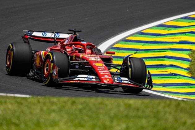 MOTORI - Formula 1 - Formula 1 Lenovo Grande Premio de Sao Paulo 2024 - Practice and Sprint Qualifying Charles Leclerc (MON) - Scuderia Ferrari - Ferrari SF-24 - Ferrari during the Formula 1 Lenovo Grande Premio de Sao Paulo 2024, scheduled to take place at Interlagos Circuit, San Paolo, Brasil, BRA Nov 1st-3rd, 2024 Sao Paulo Brazil  Copyright: xIPAxSport ABACAx