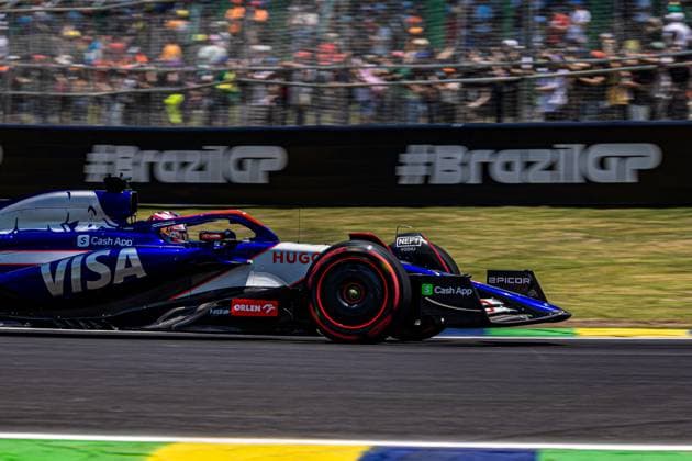 MOTORI - Formula 1 - Formula 1 Lenovo Grande Premio de Sao Paulo 2024 - Practice and Sprint Qualifying Liam Lawson (AUS) - Visa Cash App RB F1 Team - RB VCARB01 - Honda RBPT during the Formula 1 Lenovo Grande Premio de Sao Paulo 2024, scheduled to take place at Interlagos Circuit, San Paolo, Brasil, BRA Nov 1st-3rd, 2024 Sao Paulo Brazil  Copyright: xIPAxSport ABACAx