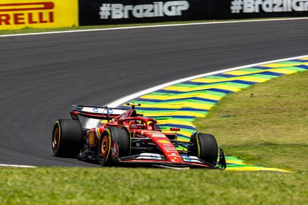 MOTORI - Formula 1 - Formula 1 Lenovo Grande Premio de Sao Paulo 2024 - Practice and Sprint Qualifying Carlos Sainz Jr. (ESP) - Scuderia Ferrari - Ferrari SF-24 - Ferrari during the Formula 1 Lenovo Grande Premio de Sao Paulo 2024, scheduled to take place at Interlagos Circuit, San Paolo, Brasil, BRA Nov 1st-3rd, 2024 Sao Paulo Brazil  Copyright: xIPAxSport ABACAx