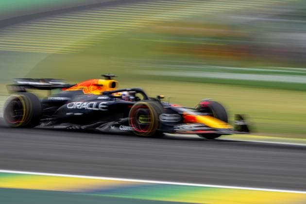 SAO PAULO, BRAZIL: Max Verstappen, racing for the Red Bull Racing team during the 2024 Formula 1 Sao Paulo Grand Prix at the Interlagos Circuit in Sao Paulo, Brazil