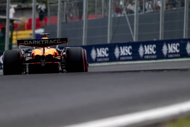 SAO PAULO, BRAZIL: Lando Norris, racing for the McLaren F1 team during the 2024 Formula 1 Sao Paulo Grand Prix at the Interlagos Circuit in Sao Paulo, Brazil